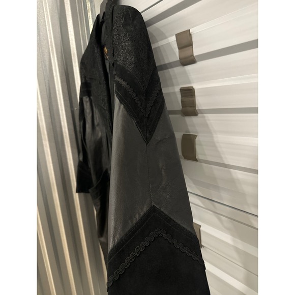 Black Trench Rare paisley coat - Picture 5 of 8